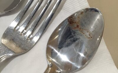 Getting Sick From Where You Dined with Dirty Silverware